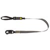 Safewaze Arc Flash 6ft Energy Absorbing Lanyard: Aramid, Dielectric Snap Hook, Soft Loop 022-2087